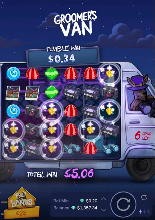 Tumble Mechanics and Cluster Pays